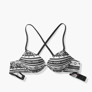 ❄️ VS PINK WEAR EVERYWHERE SUPER PUSH-UP NWT